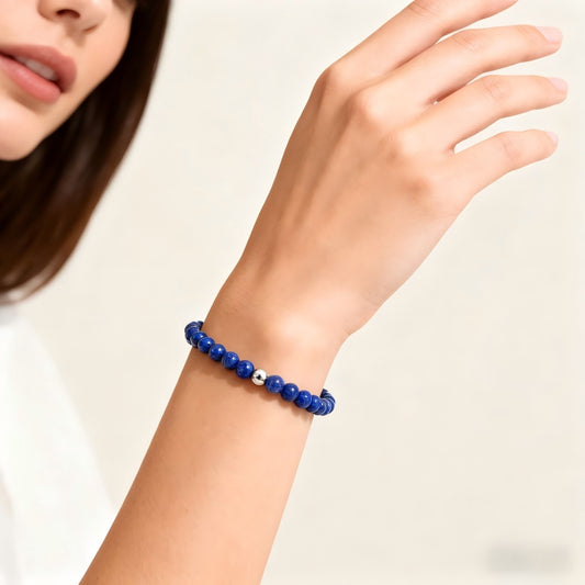 Lapis Lazuli Energy Bracelet - 4mm