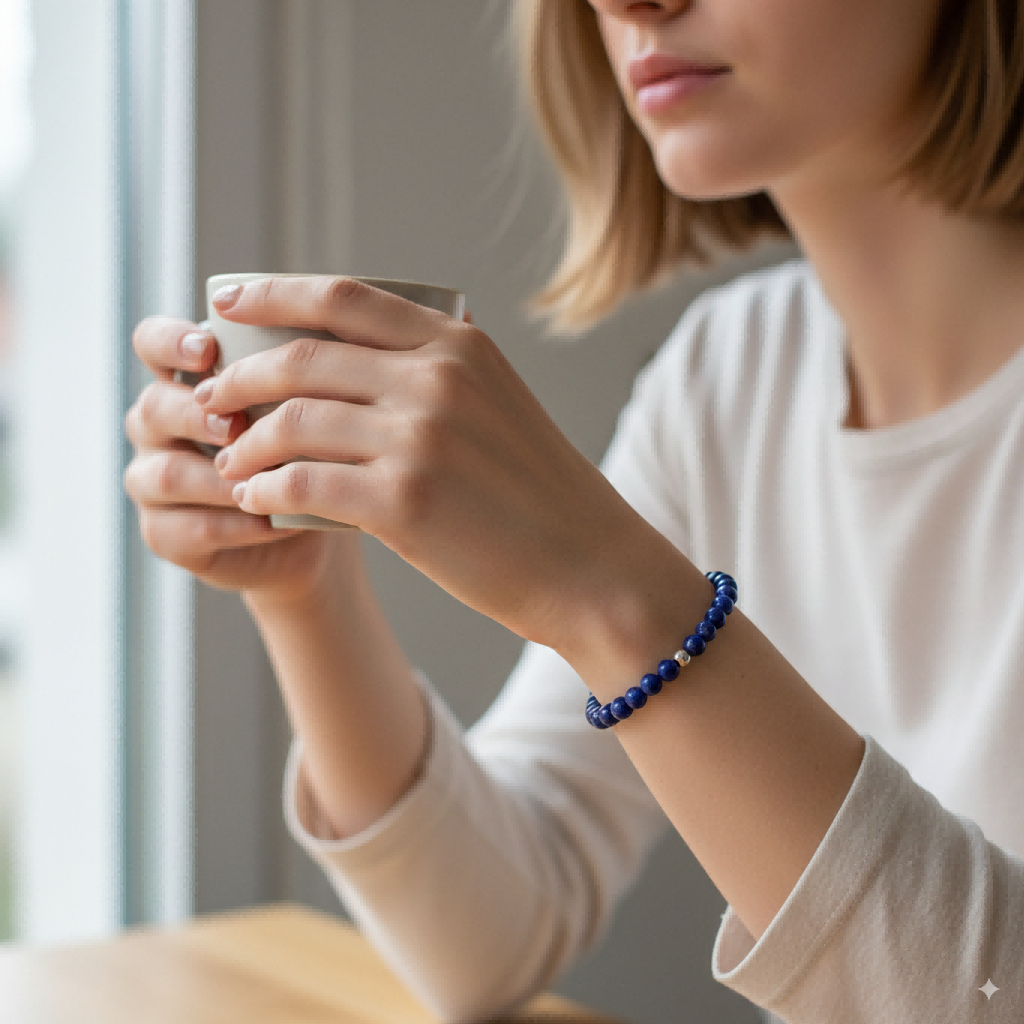 Lapis Lazuli Energy Bracelet - 4mm