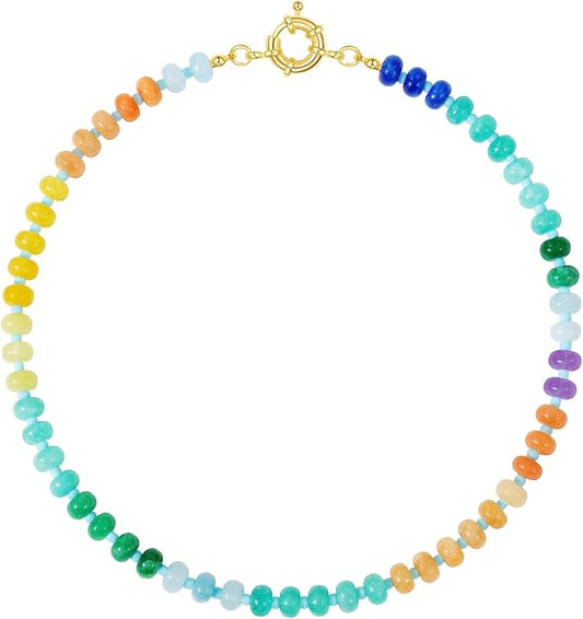 Boho Creative  Bead Choker Necklace