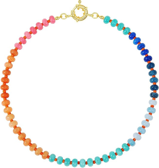 Boho Confident Bead Choker Necklace