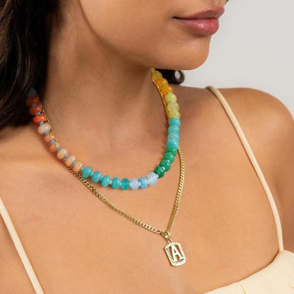 Boho Creative  Bead Choker Necklace