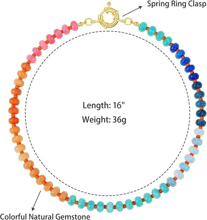 Boho Confident Bead Choker Necklace